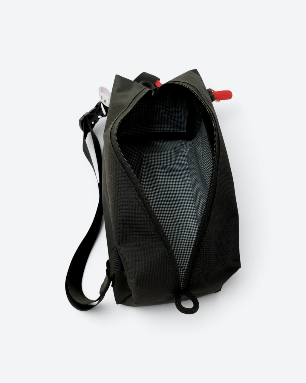 Boxy Black Crossbody Bag
