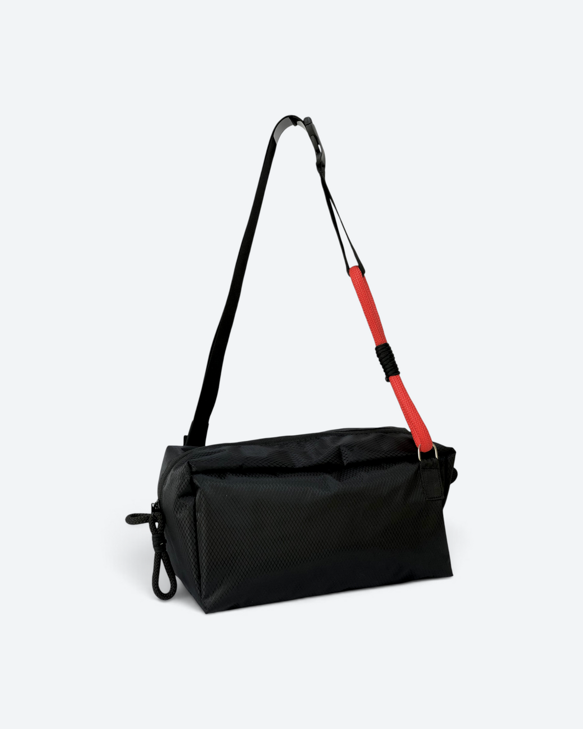 Boxy Coal Crossbody Bag