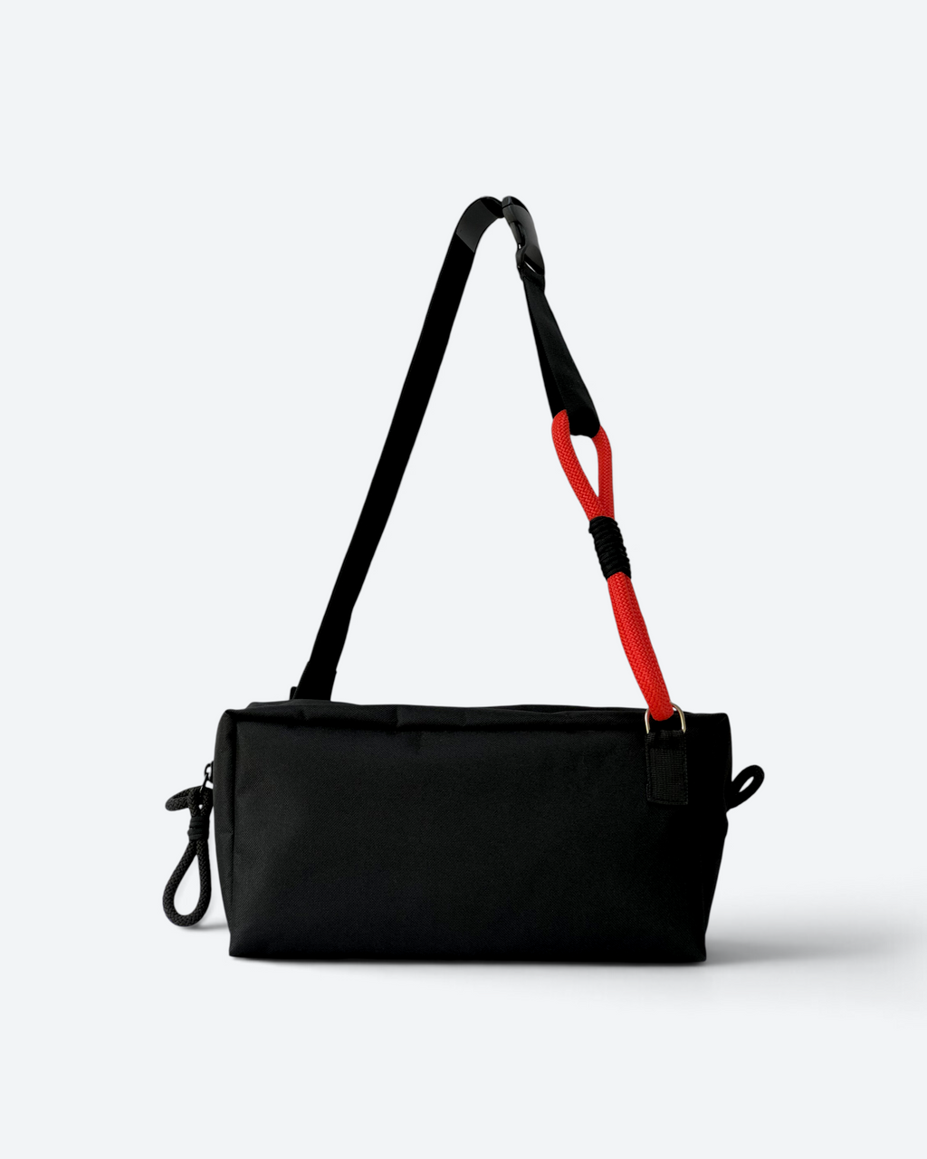 Boxy Black Crossbody Bag