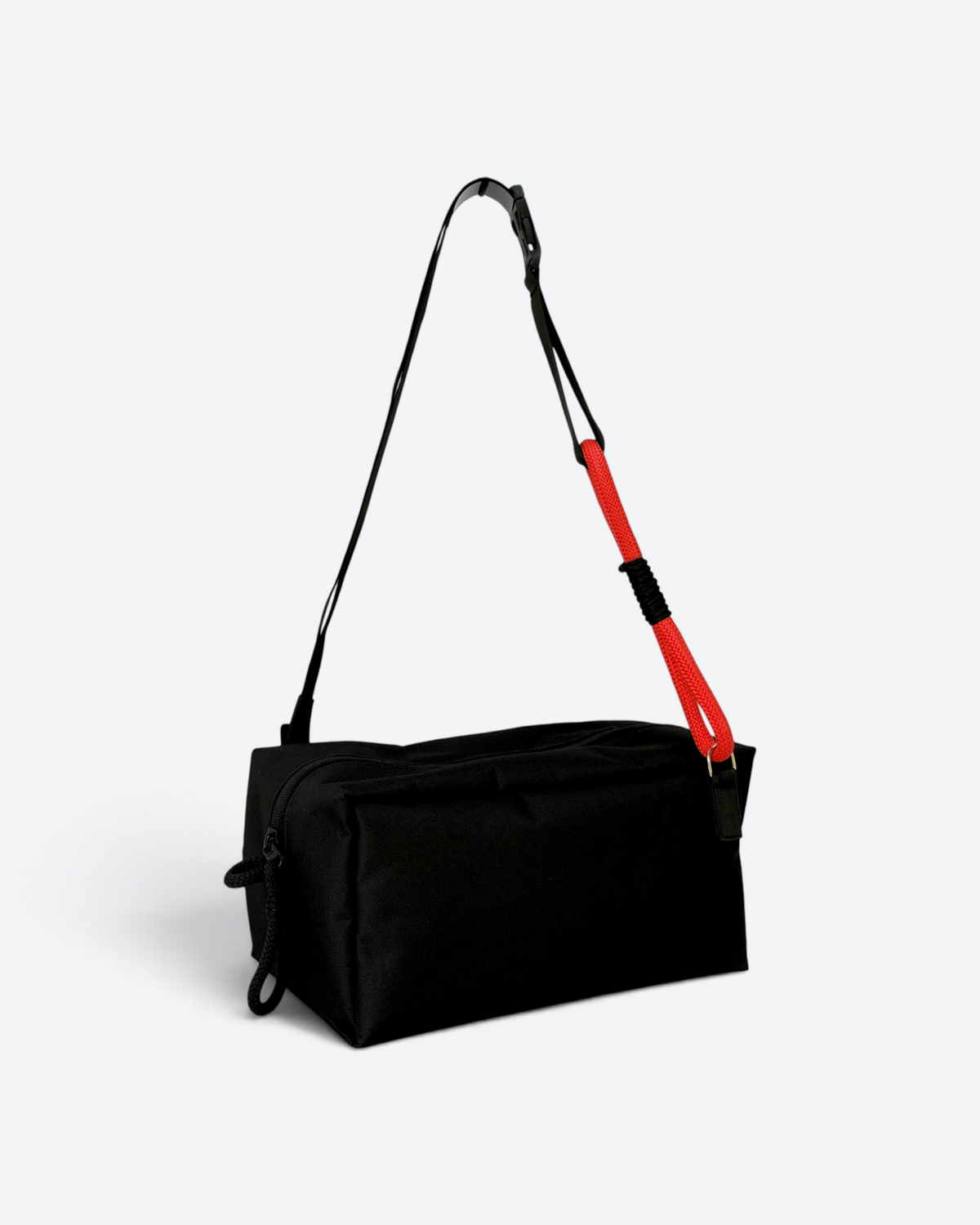 Boxy Black Crossbody Bag